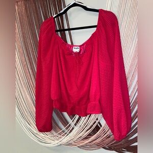 Arula Vibrant Dark Pink Women's Blouse